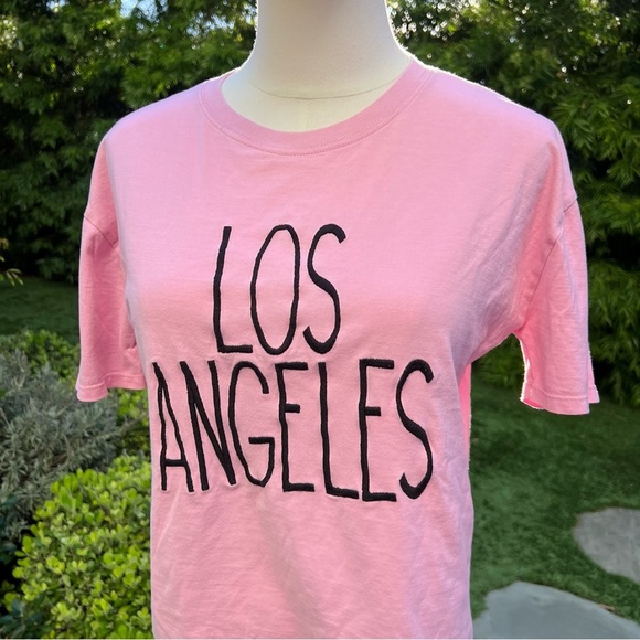 ZARA Los Angeles Pink T-Shirt - Picture 2 of 5